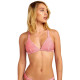RVCA Γυναικείο μαγιό Salt Wash Racer - Rib Knit Triangle Bikini Top